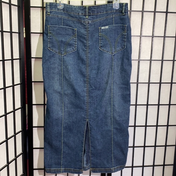 Defuze Denim Jean Skirt Size 7/8 - Picture 4 of 5